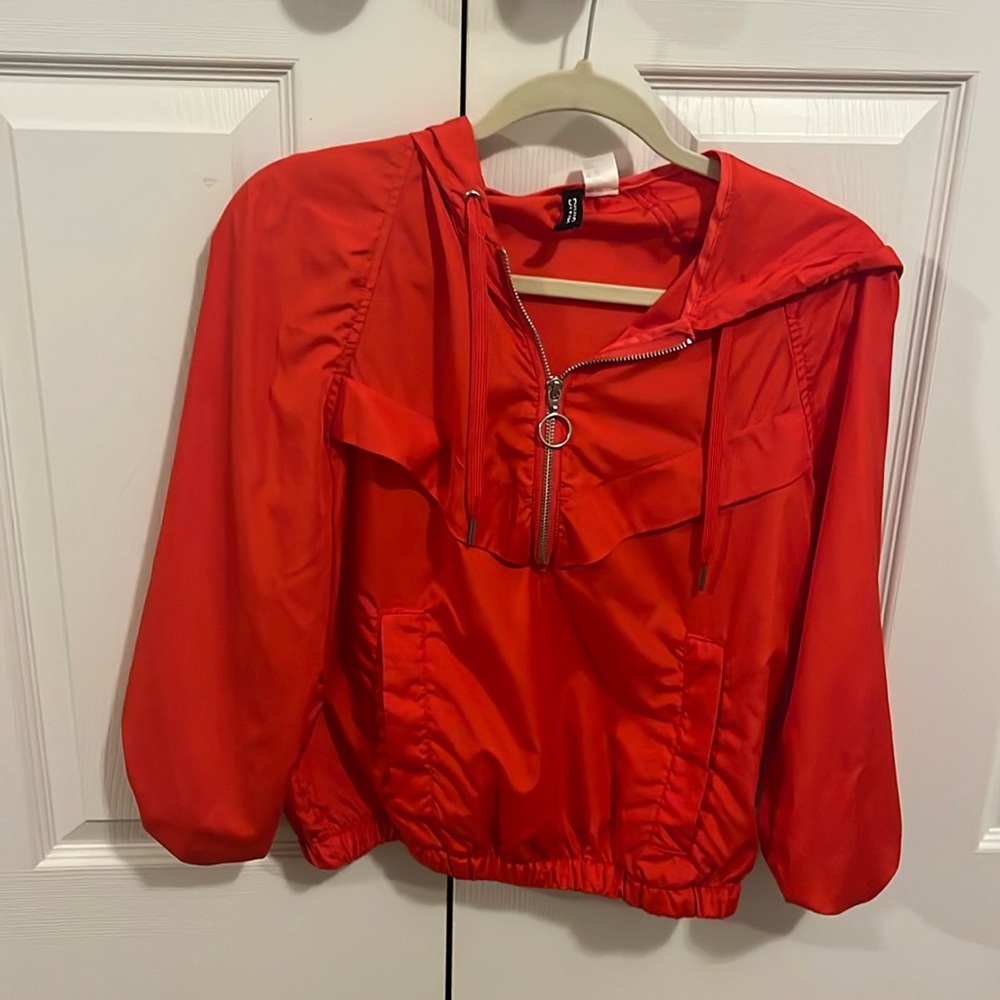 Red quarter zip size xs!!